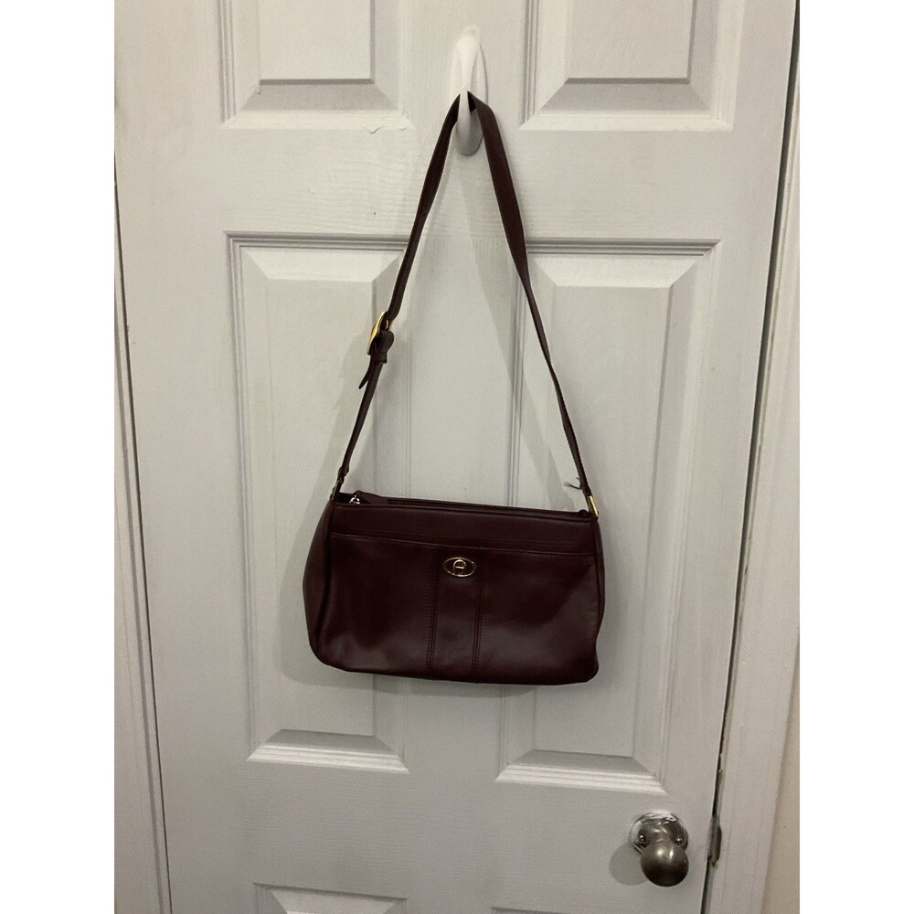 Vintage Original Etienne Aigner Maroon Handcrafted Purse